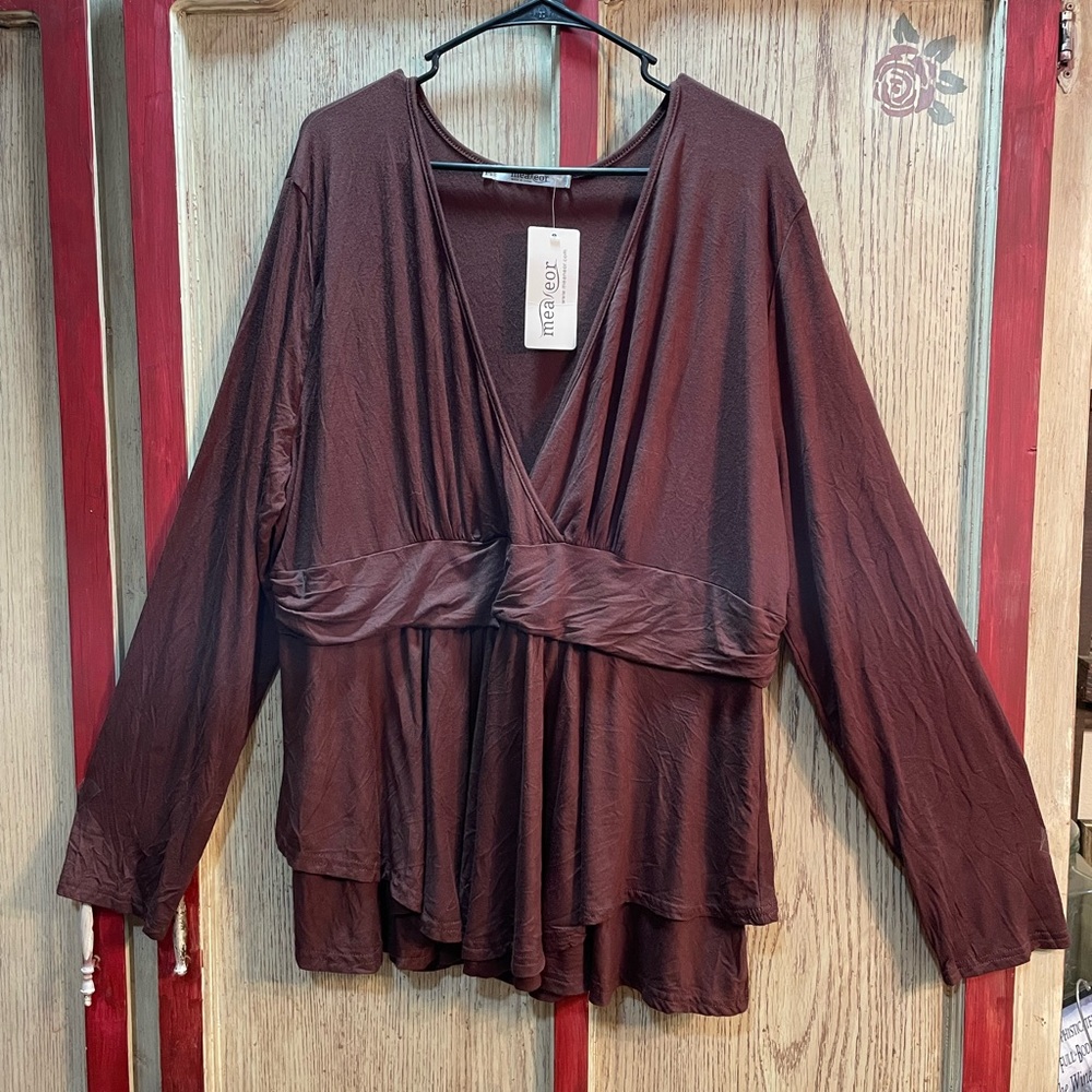 Meaneor Women’s blouse 4XL NWT